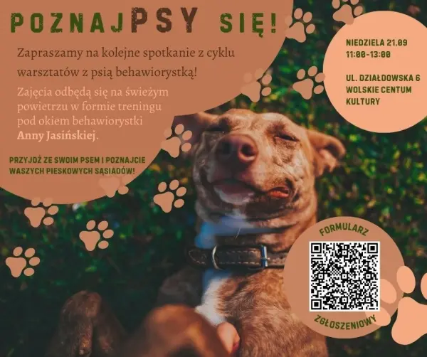 poznajPSY się! - spotkanie z behawiorystką