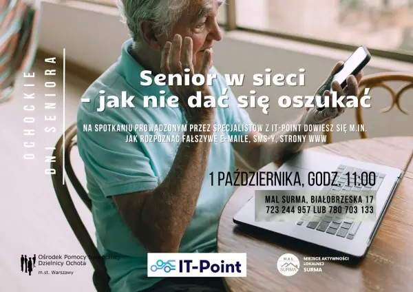 Senior w sieci - jak nie dać się oszukać