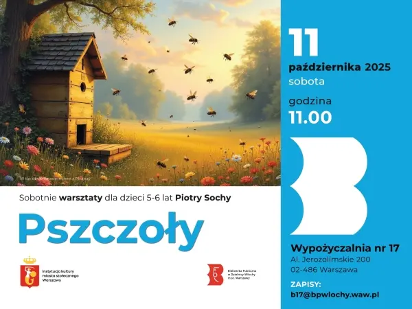 Warsztaty dla dzieci „Pszczoły” z Piotrem Sochą
