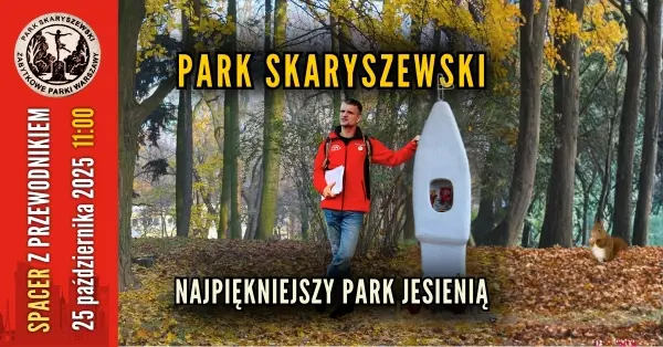 Park Skaryszewski - najpiękniejszy park jesienią [spacer z przewodnikiem PTTK]