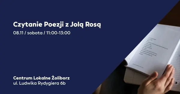 Listopadowe Czytanie Poezji z Jolą Rosą