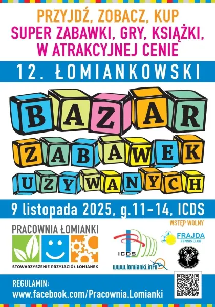 XII Łomiankowski Bazar Zabawek Używanych (BZU)