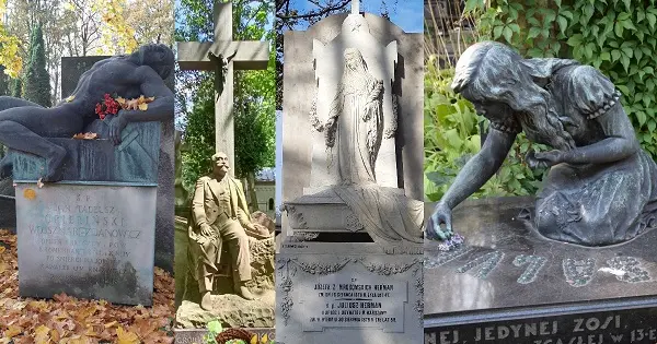 Stare Powązki mniej znane - galeria rzeźby sepulkralnej [spacer˙Praskiej˙Ferajny]