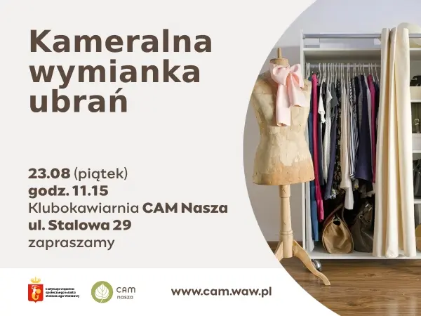 Kameralna wymianka ciuchów - Klubokawiarnia CAM Nasza