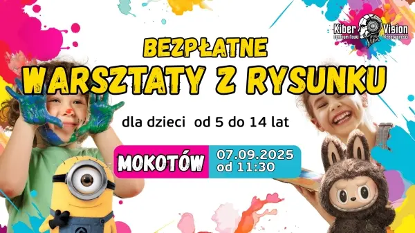 BEZPŁATNE WARSZTATY PLASTYCZNE DLA DZIECI I MŁODZIEŻY
