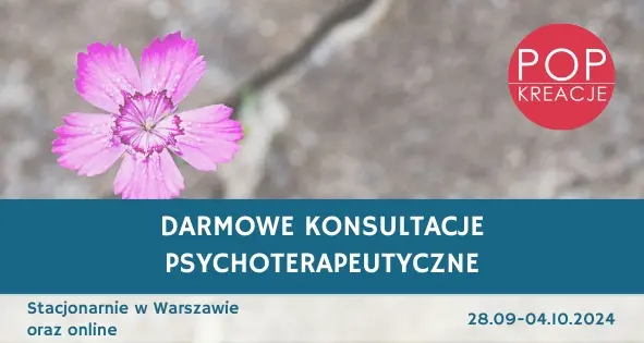 Darmowe konsultacje psychoterapeutyczne