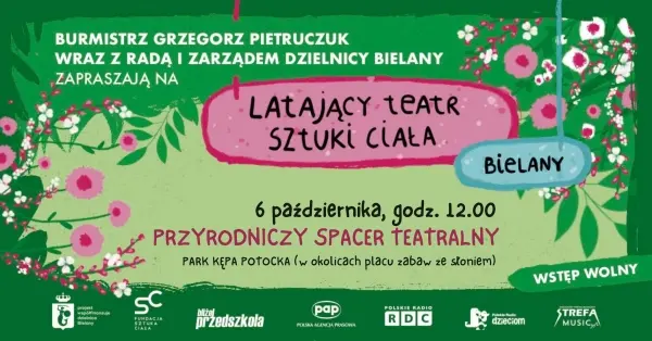 Przyrodniczy spacer teatralny | Latający Teatr Sztuki Ciała - Bielany