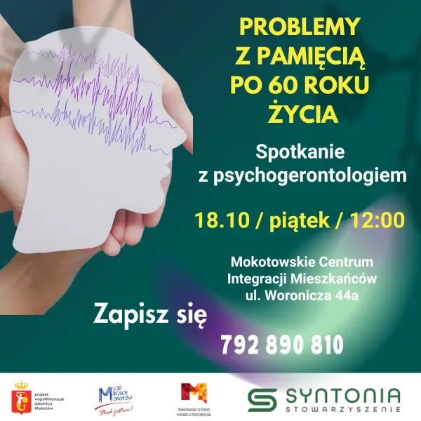 Problemy z pamięcią po 60 roku życia