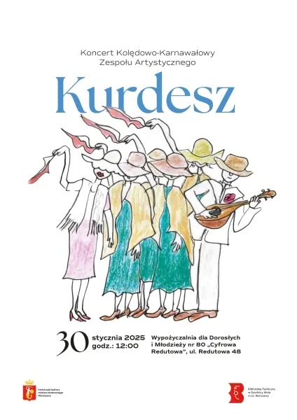 Koncert kolędowo-karnawałowy Zespołu Kurdesz