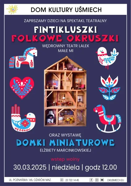 Fintikluszki-folkowe okruszki- spektakl Teatru dla dzieci Małe Mi