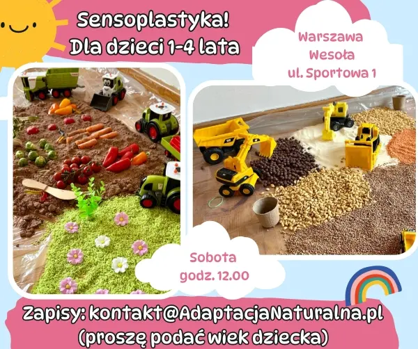 Sensoplastyka dla dzieci w wieku 1-4 lata