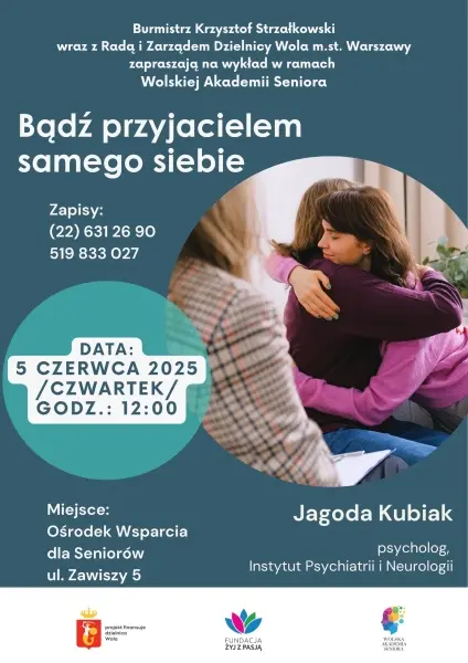 Bądź przyjacielem samego siebie - spotkanie z psychologiem