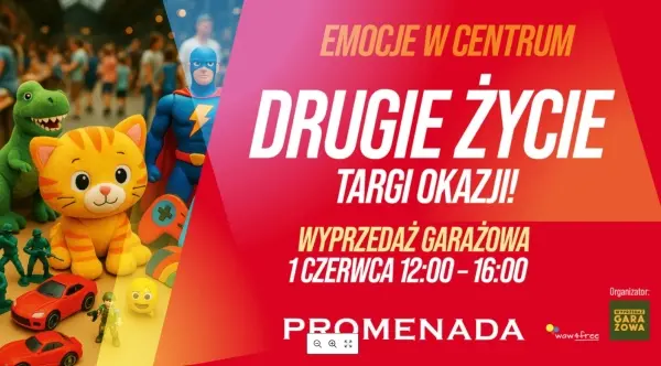 Sąsiedzka wyprzedaż garażowa w Promenadzie