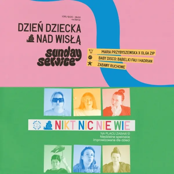 Dzień Dziecka nad Wisłą: Baby Disco, zabawy ruchowe, impro + pyszne jedzonko!
