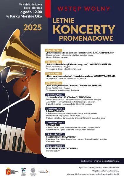 Letnie Koncerty Promenadowe 2025