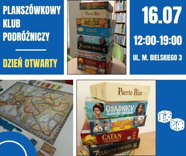 Planszówkowy Klub Podróżniczy_Dzień otwarty w lipcu