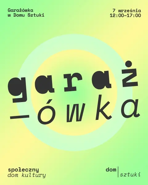 Garażówka w Domu Sztuki × dyżur archiwistyczny Grochowskiego Archiwum Społecznego 