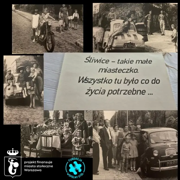 Historyczno - integracyjny spacer po Śliwicach, projekcja filmu, podwieczorek sąsiedzki