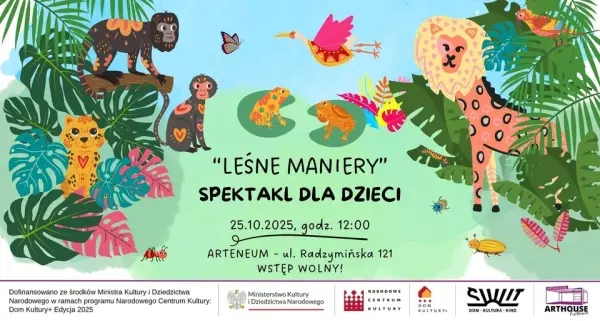 Spektakl dla dzieci "Leśne maniery"