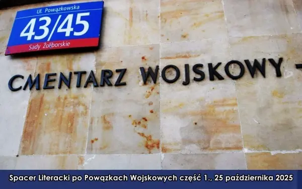 Spacer Literacki po Powązkach Wojskowych część 1