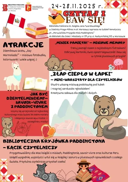 Czytaj i Baw się! – „Peruwiańska Przygoda Misia Paddingtona”