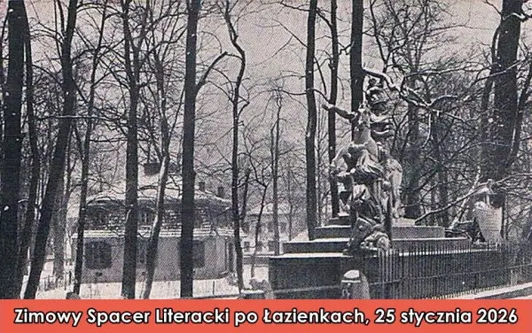 Zimowy Spacer Literacki po Łazienkach