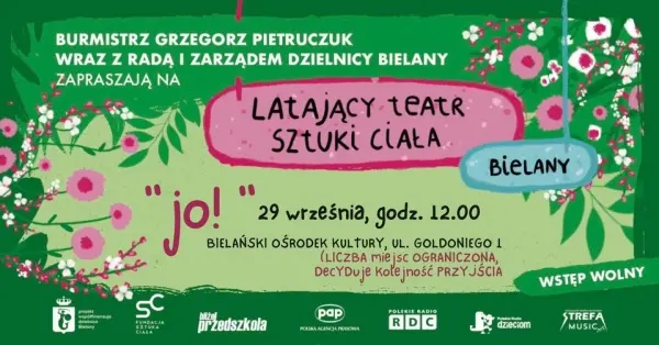 "jO!" spektakl Latającego Teatru Sztuki Ciała