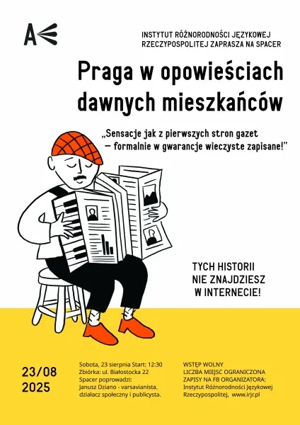 Spacer  "Praga w opowieściach dawnych mieszkańców" w gwarze warszawskiej