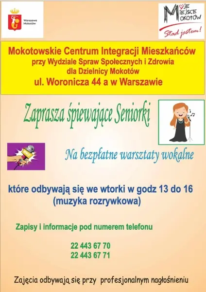 Warsztaty wokalne dla Seniorów 