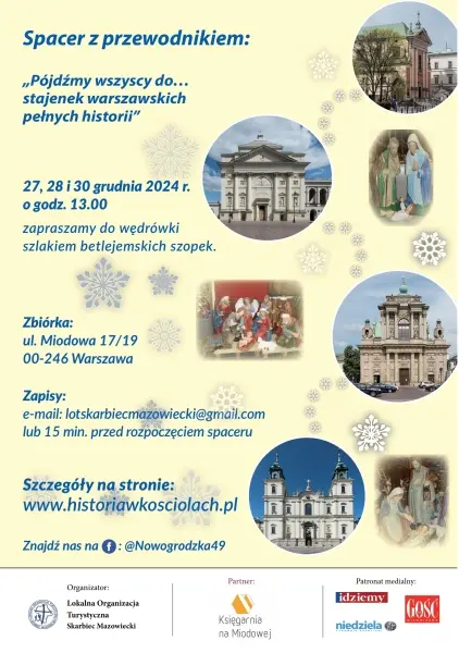 Świąteczny spacer z przewodnikiem szlakiem szopek w staromiejskich kościołach