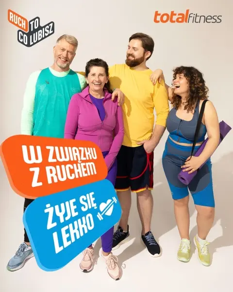 Ruch i bezpieczne zrzucanie nadmiaru kilogramów - warsztat Total Fitness W związku z ruchem żyje się lekko