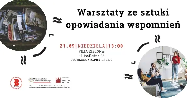 Warsztaty ze sztuki opowiadania wspomnień