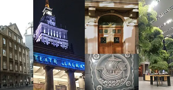 Wnętrza Teatru Lalka i przedwojenne kamienice na zachód od Pałacu Kultury [sugerujemy zapisy]