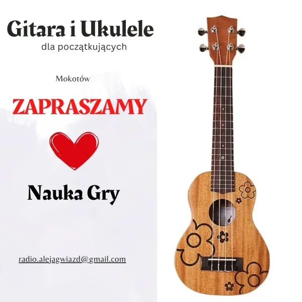 Bezpłatne lekcje gry na ukulele i gitarze 