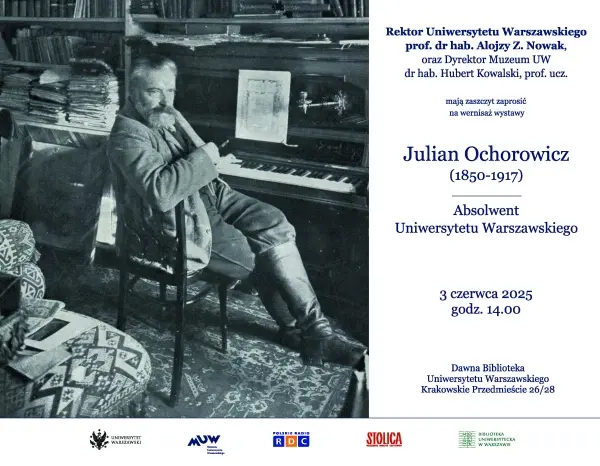 Julian Ochorowicz (1850-1917). Absolwent Uniwersytetu Warszawskiego