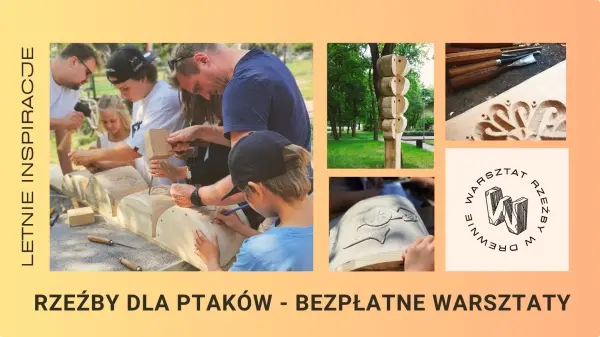 Rzeźby dla ptaków - warsztaty rzeźby w drewnie i spotkania edukacyjne