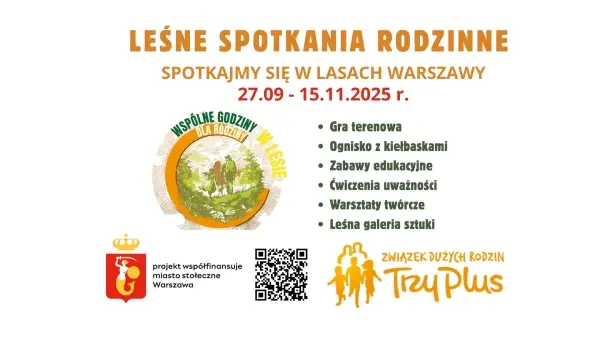 Leśne spotkanie rodzinne w Lesie Rembertowskim