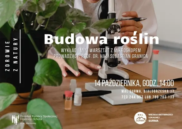 Wykład pt. "Budowa roślin"