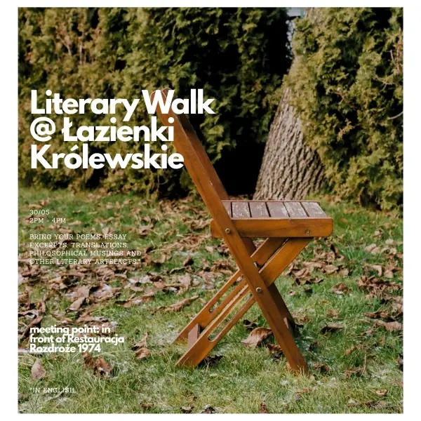 Literary Walk @ Łazienki Królewskie