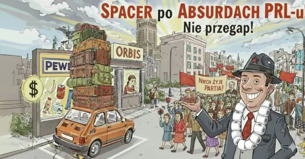 Spacer po absurdach PRL-u