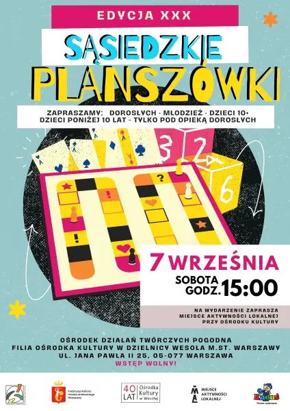 Sąsiedzkie Planszówki – EDYCJA XXX