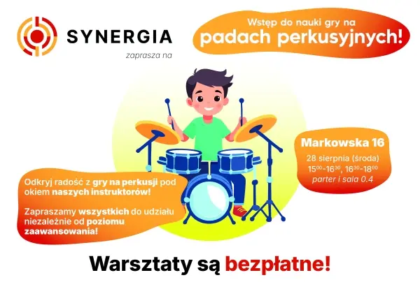 Wstęp do nauki gry na padach perkusyjnych [godz. 15:00 i 16:30]