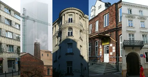 Hożej piękne kamienice i dawne fabryki oraz uczelnie