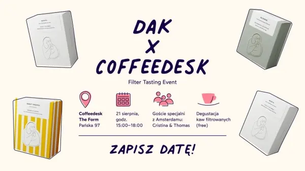 DAK x Coffeedesk: Filter Coffee Tasting