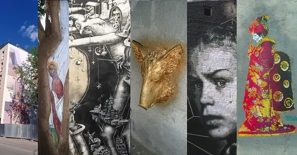 Murale Nowej Pragi - największej galerii street-artu w Warszawie