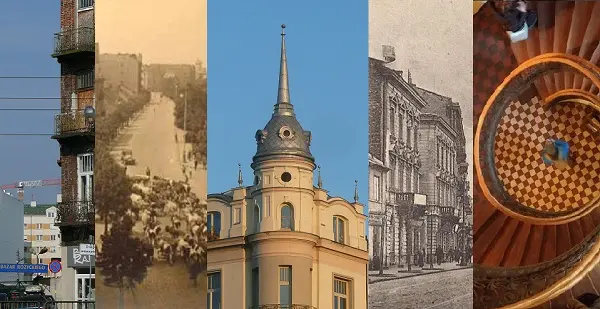 Targowej kamienice (i nie tylko) oraz ich bramy, schody i podwórka