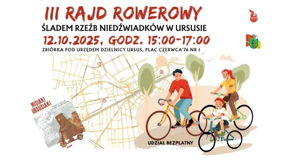 III Rajd rowerowy szlakiem rzeźb niedźwiadków w Ursusie