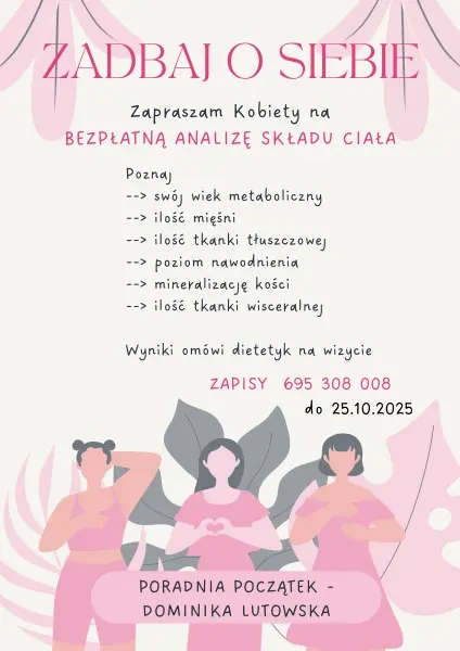 BEZPŁATNA ANALIZA SKŁADU CIAŁA 