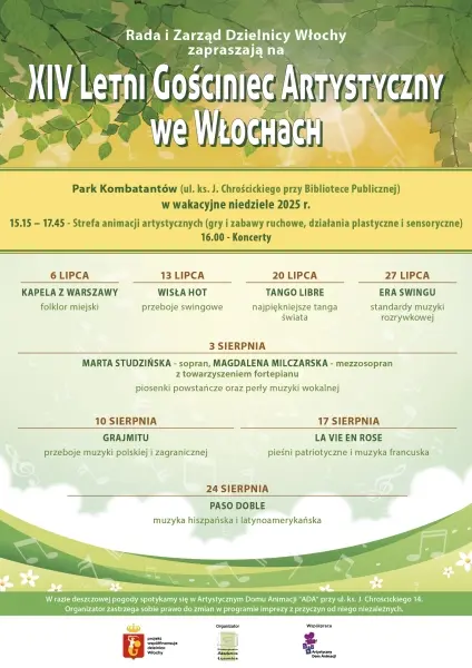XIV Letni Gościniec Artystyczny we Włochach