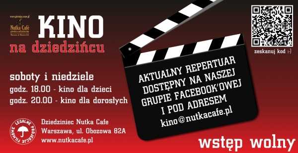 Kino na Dziedzińcu - wieczory filmowe dla dzieci i dorosłych